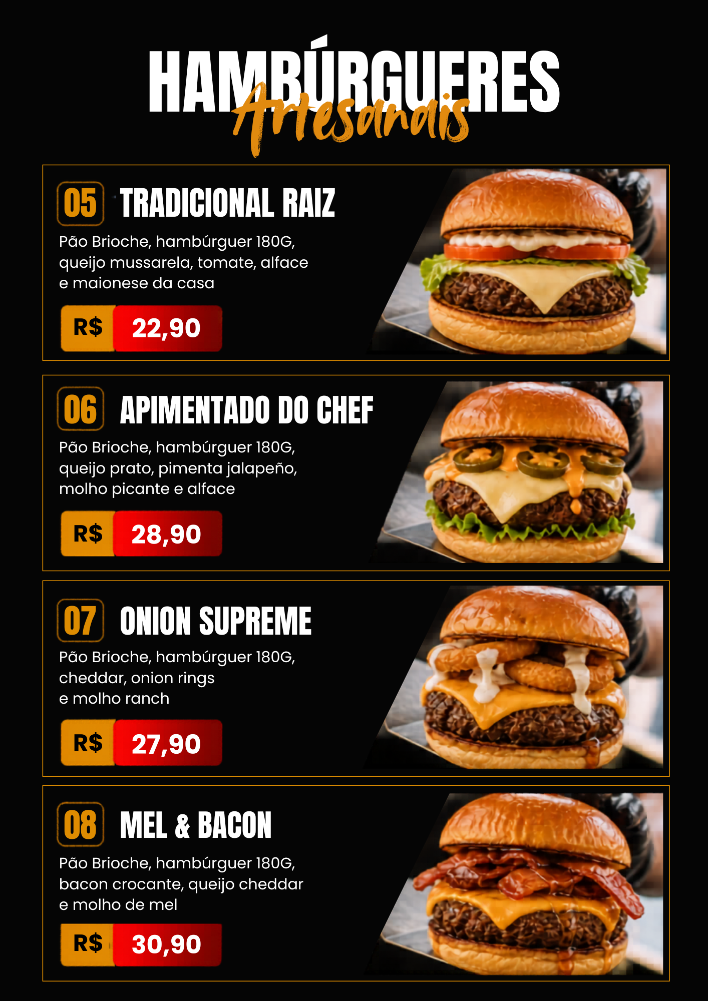 Cardápio 2